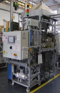 Allothermer Wirbelschicht-Vergaser (5 kW) für Biomasse/ Kohle