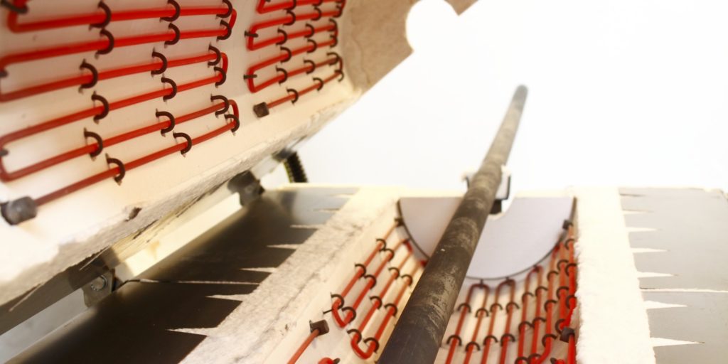 Teststand für Heatpipes im industriellen Maßstab