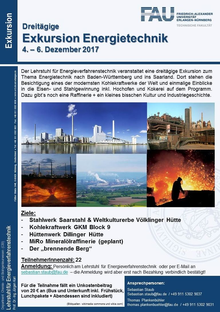 Exkursion Energietechnik