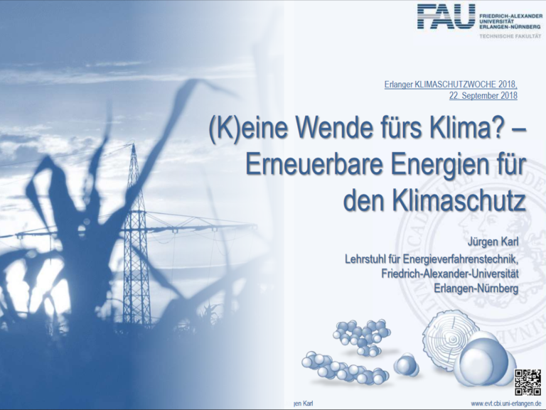 EVT auf der Erlanger Klimaschutzwoche 2018