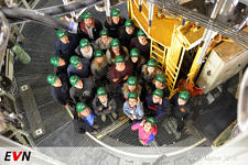 Gruppenbild im AKW Zwentendorf
