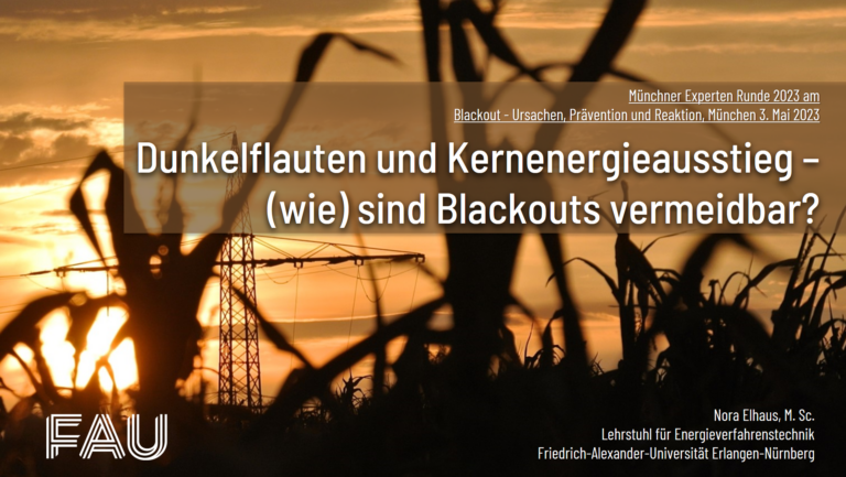 Nora Elhaus bei der Münchener Experten Runde 2023