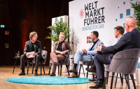 Katharina Herkendell im Panel zu Systemintegration und Netzstabilität auf dem Weltmarktführer Innovation Day