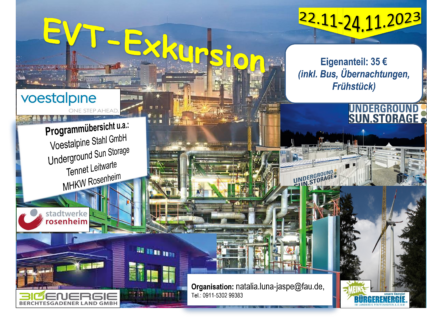 Flyer zur Energietechnik-Exkursion