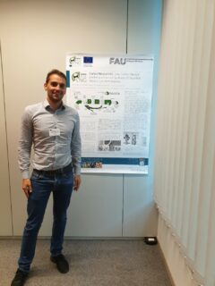 Posterpräsentation Jakob Müller am Horizon Europe 2020 Clustermeeting für Biofuel- und Biomethan EU-Projekte