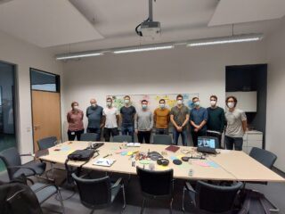 Brainstorming-Meeting zur CO2-Einsparung am EVT