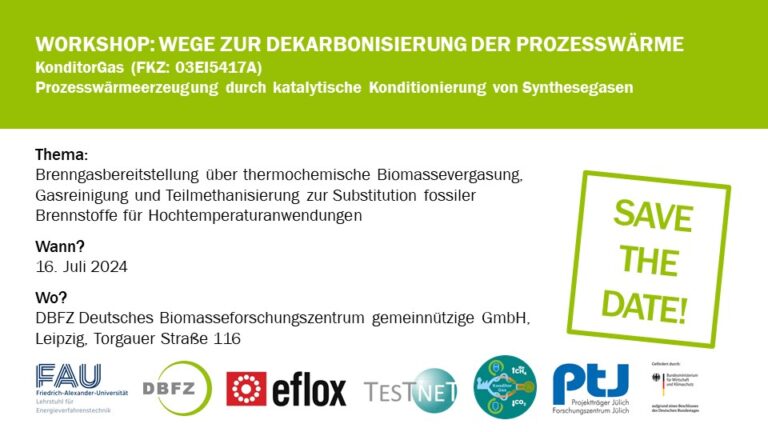 Workshop ‚Wege zur Dekarbonisierung der Prozesswärme‘: Jetzt anmelden!