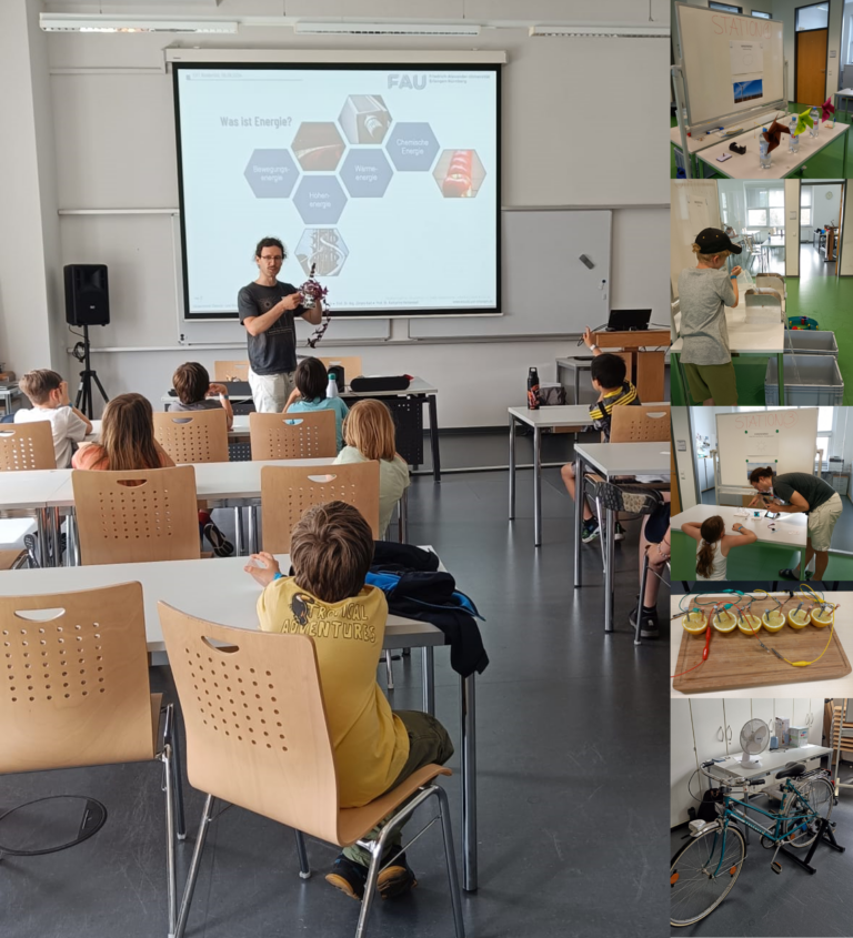 KinderUni am Lehrstuhl für Energieverfahrenstechnik: Entdecke die Welt des Grünen Stroms