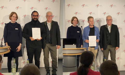 Arkya Sanyal und Moritz Stahl erhalten den EnCN-Energiepreis