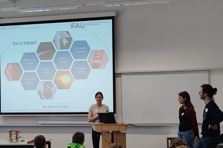 KinderUni am Lehrstuhl für Energieverfahrenstechnik: „Entdecke die Welt des Grünen Stroms“