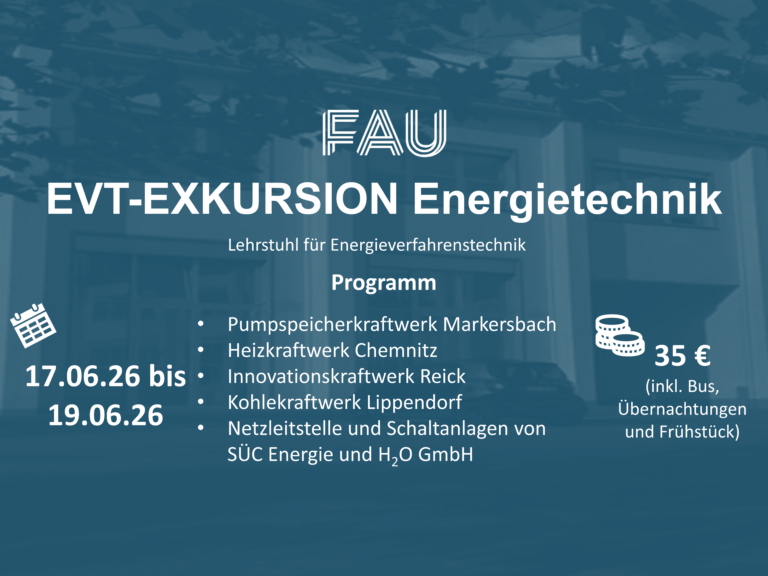 Exkursion im Rahmen der Vorlesung Energietechnik